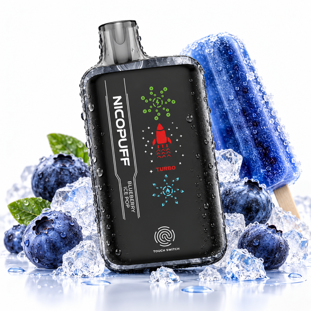 NICOPUFF GALAXY ブルーベリーアイスポップ フレーバーイメージ