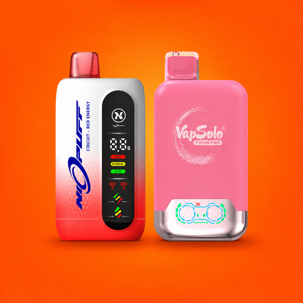 ハロウィン限定セット｜CIRCUIT レッドエナジー 32000パフ × VAPSOLO レモンライム＆ラズベリーウォーターメロン 50000パフ